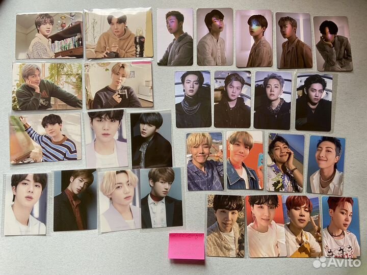 Официальные карточки bts