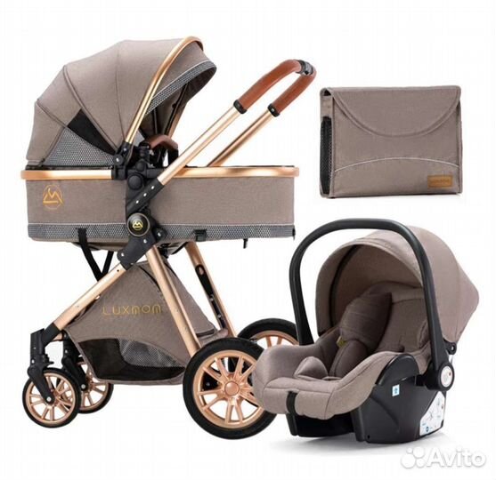 Детская коляска 2в1, 3в1 Luxmom V9 беспл.доставка