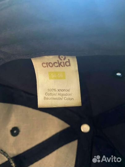 Кепка бейсболка детская crockid