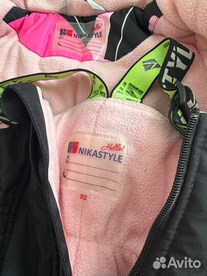 Зимний костюм для девочки 92