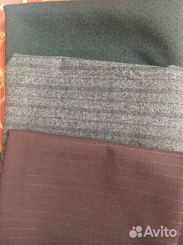 Отрезы ткани шерсть костюмная