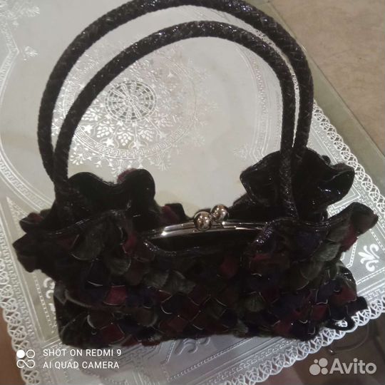 Сумка натуральная кожа новая италия