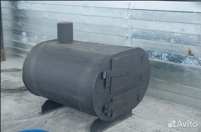 Печь воздухогрейная буржуйка 330 и 377 и 426