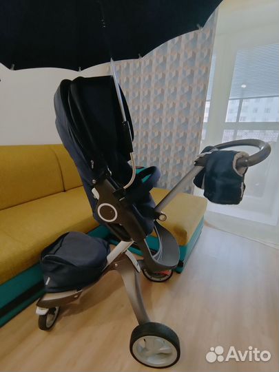 Коляска stokke xplory 2 в 1 б/у