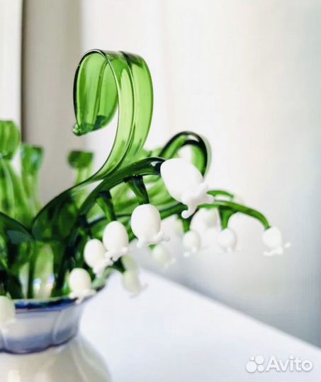 Ландыш 18-20 см художественное стекло