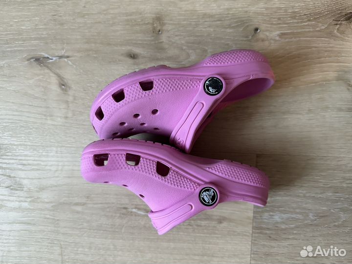 Тапки crocs c10 розовые