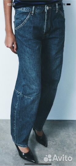 Джинсы баллоны Zara