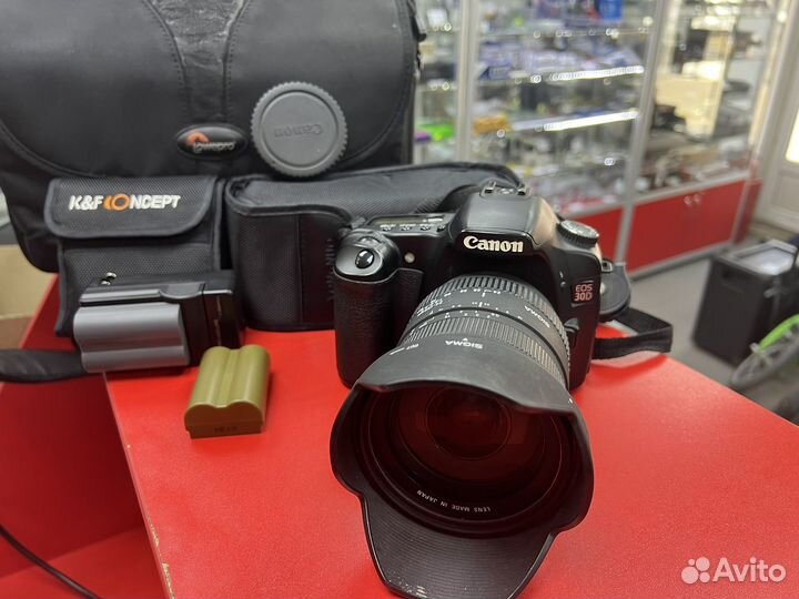 Зеркальный Фотоаппарат Canon EOS 30D sigma 24-135