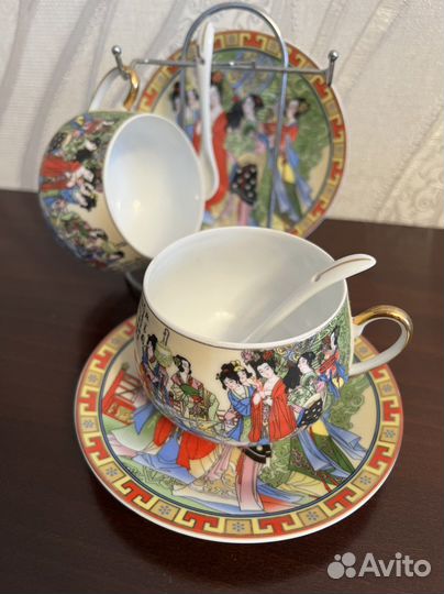 Чайная пара, фарфор