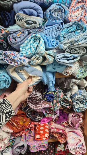 Советские ткани много