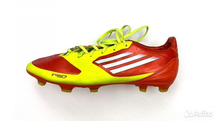 Бутсы Adidas F50 Adizero, размер 42+ щитки