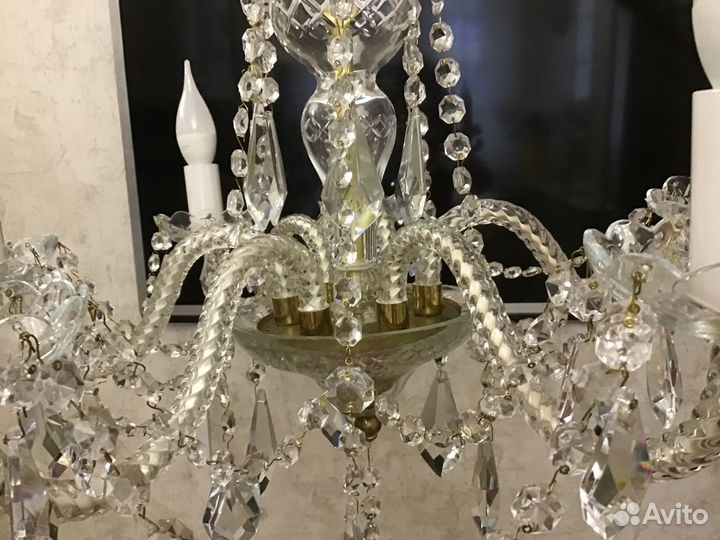 Люстра хрустальная чехия