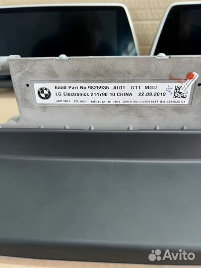 Центральный монитор MGU сенсор, BMW 7 g11,g12