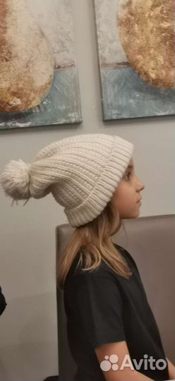 Шапка для девочки, шарф