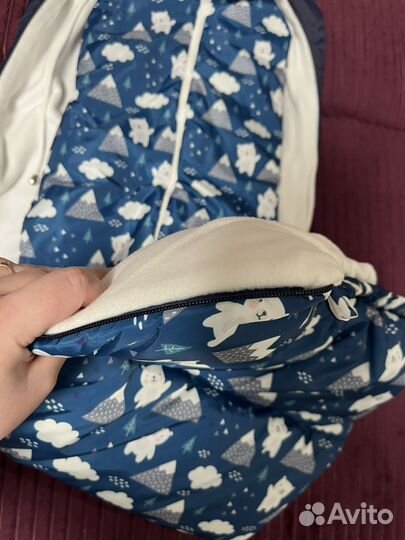 Конверт на выписку теплый (кокон) зима-осень