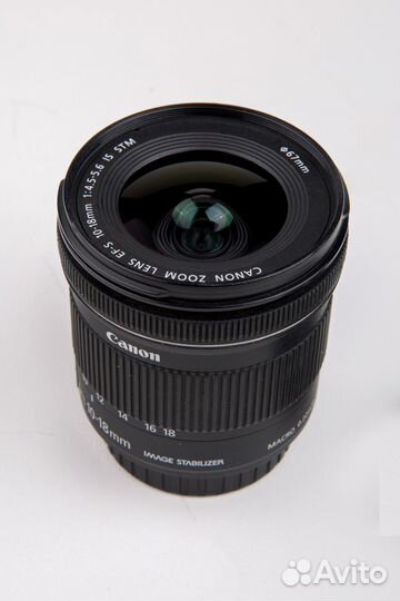 Объектив Canon EF-S 10-18mm f/4.5-5.6 IS STM