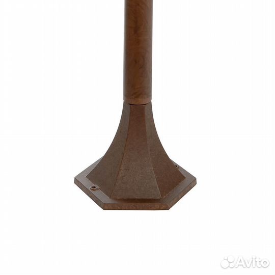 Светильник садовый столб PL576 11624 коричневый