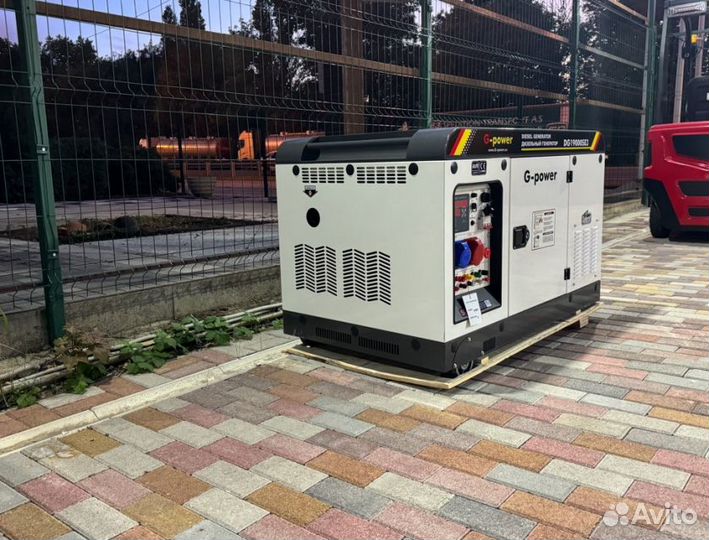 Генератор дизельный 16 кВт g-power DG19000SE3 три