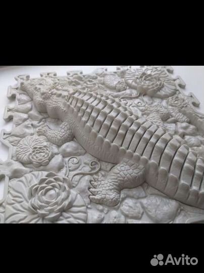 Ортопедический коврик крокодил пазл ортоша