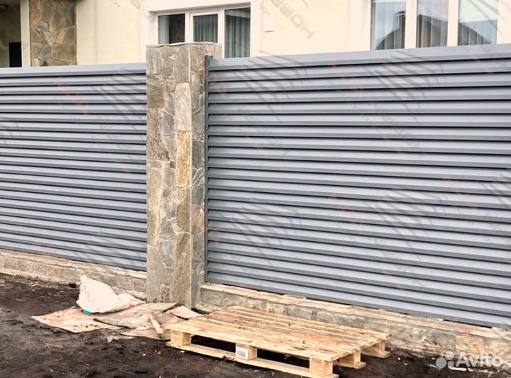 Забор жалюзи