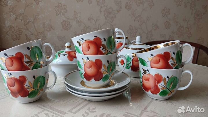Сервиз чайный Барановка 80-е годы Барановский фарф