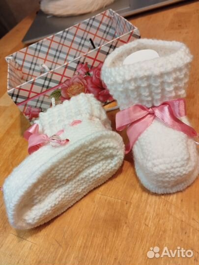 Пинетки вязаные