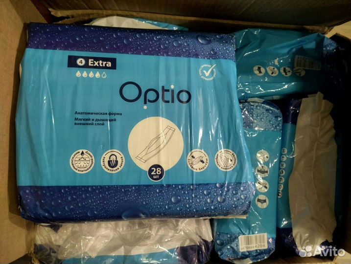 Урологические прокладки мужские Оптио Экстра 28 шт