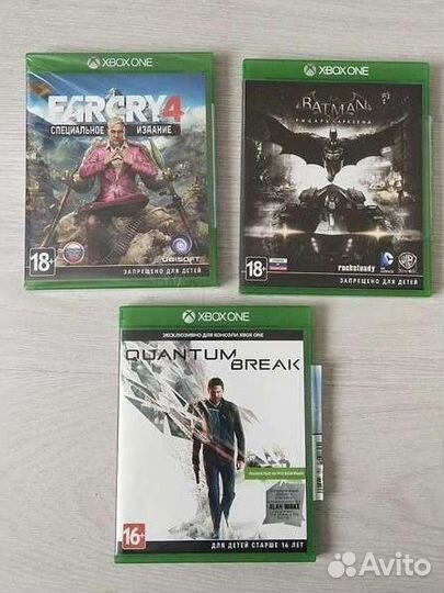 Игры на xbox One диски новые