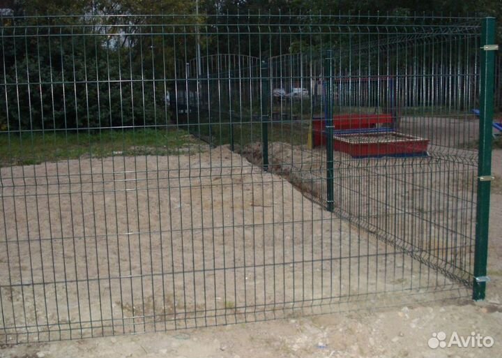Забор из 3D сетки за 1 день быстро