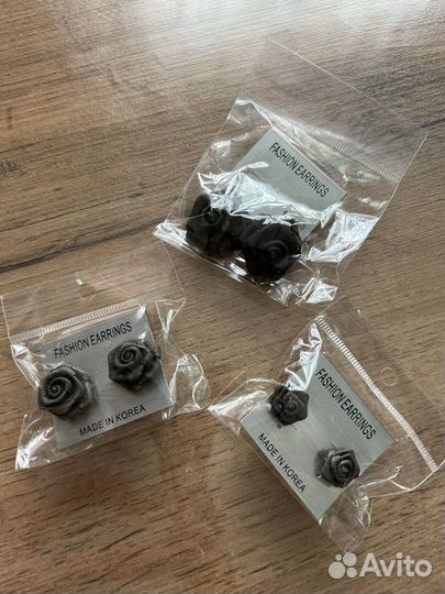 Серьги бижутерия новая