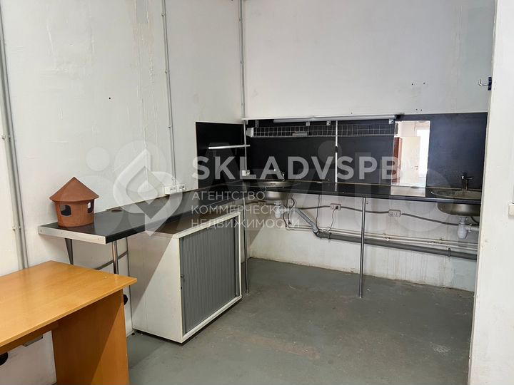 Чистый светлый теплый склад, 134 м²