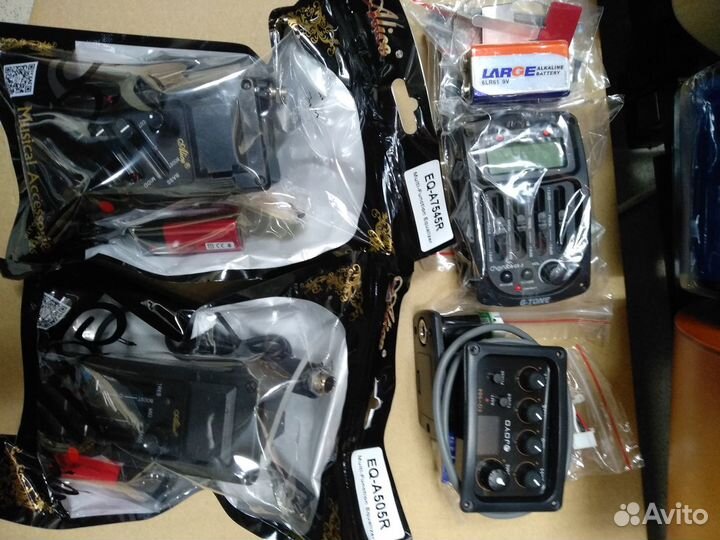 Эквалайзер со звукоснимателем, врезной, в ассортим