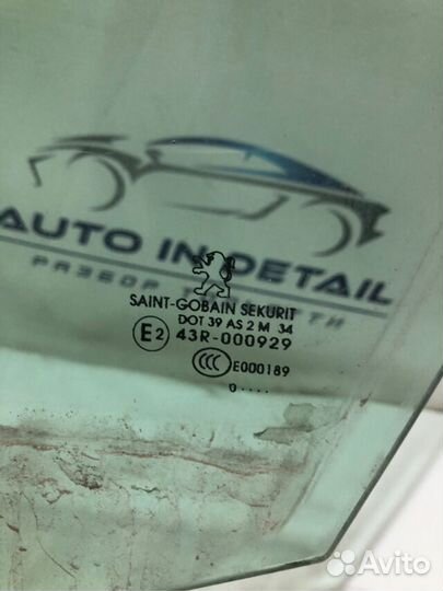 Стекло переднее левое peugeot 308 2011 1.6 MT Хетч