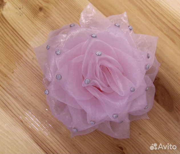 Резинки бамбоны Резинки-ободки Бант роза Гребешки