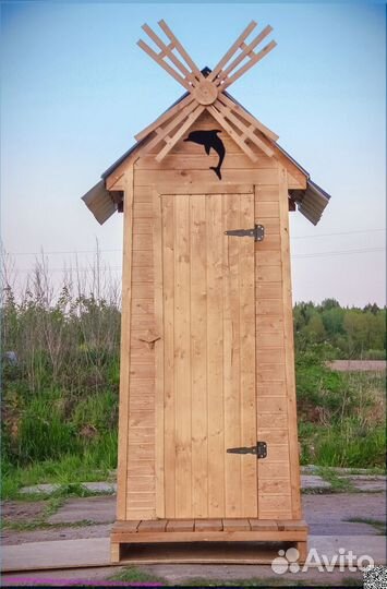 Дачный туалет с установкой