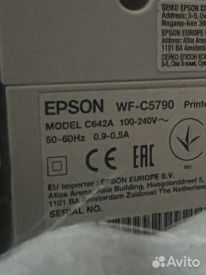 Принтер мфу epson workforce pro wf-c5790