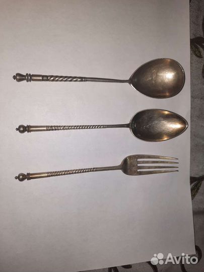 Серебряный набор