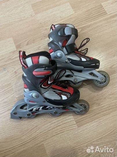Роликовые коньки детские раздвижные 26-29 размер