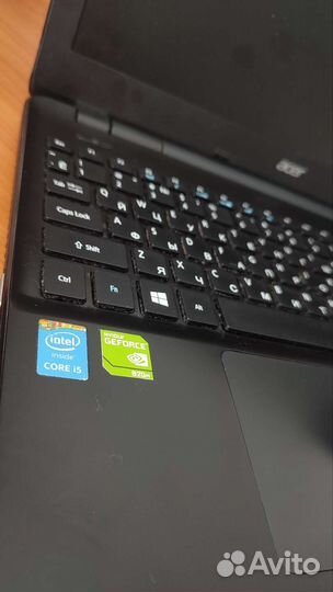 Игровой ноутбук Acer i5/8gb/ssd+hdd/Nvidia