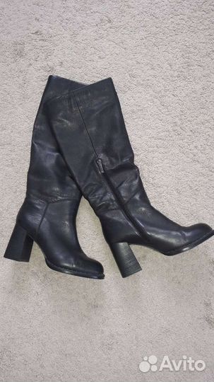 Сапоги кожаные еврозима