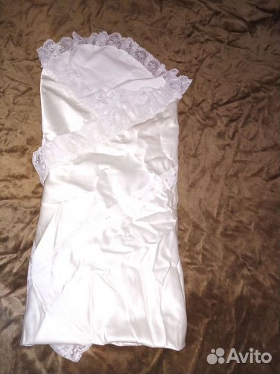 Одеялко и покрывало белоснежные