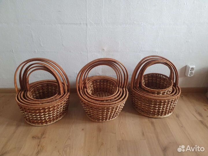 Корзина плетеная для подарков