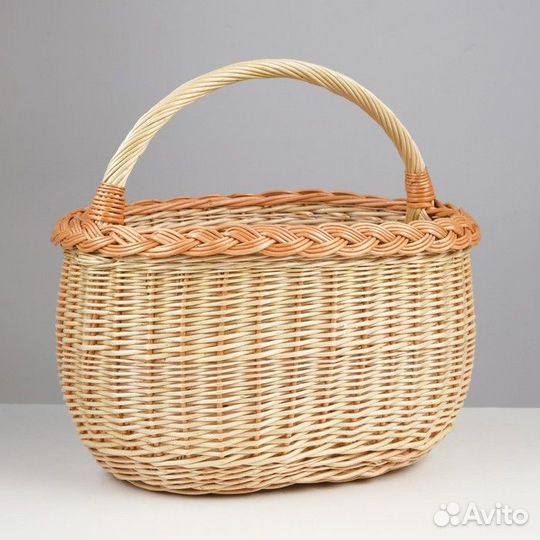 Корзина 'Дачная', 7 л, дно 25х17 см Верх 30х25 см