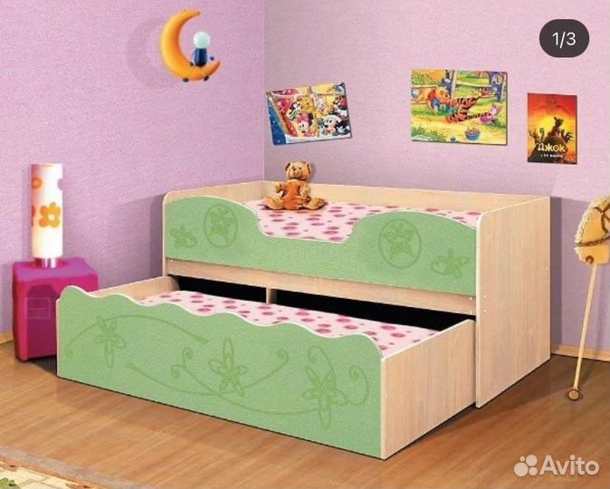 Кровать детская двухместная