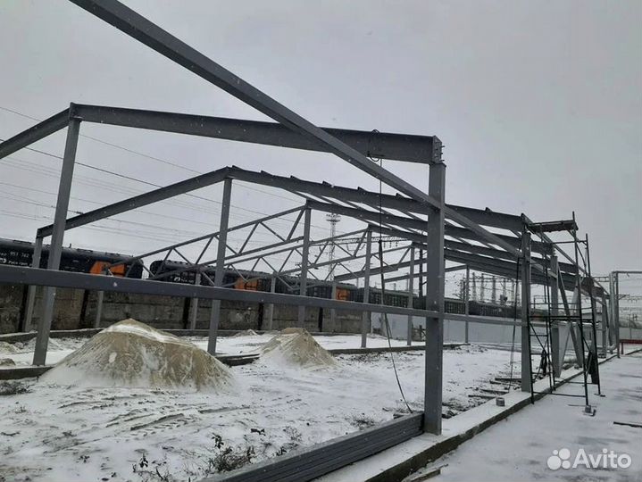 Прямостенный ангар