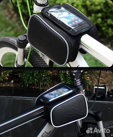 Велосипедная сумка Roswheel на раму, объем 2L