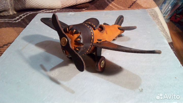 Самолётик из кожи decor