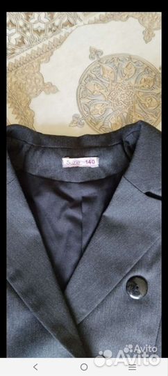 Школьная форма для девочки серая 140