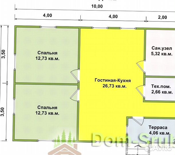 Лосино Петровский. Дома каркасный дк-34 (10х7)