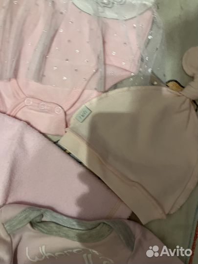 Пакет вещей для девочки, 3-6 мес, 6-9 мес